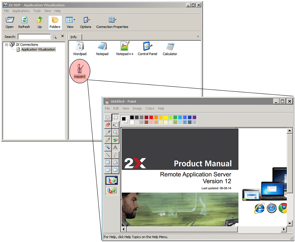 Application Virtualization Client: Microsoft App-V and Parallels RAS