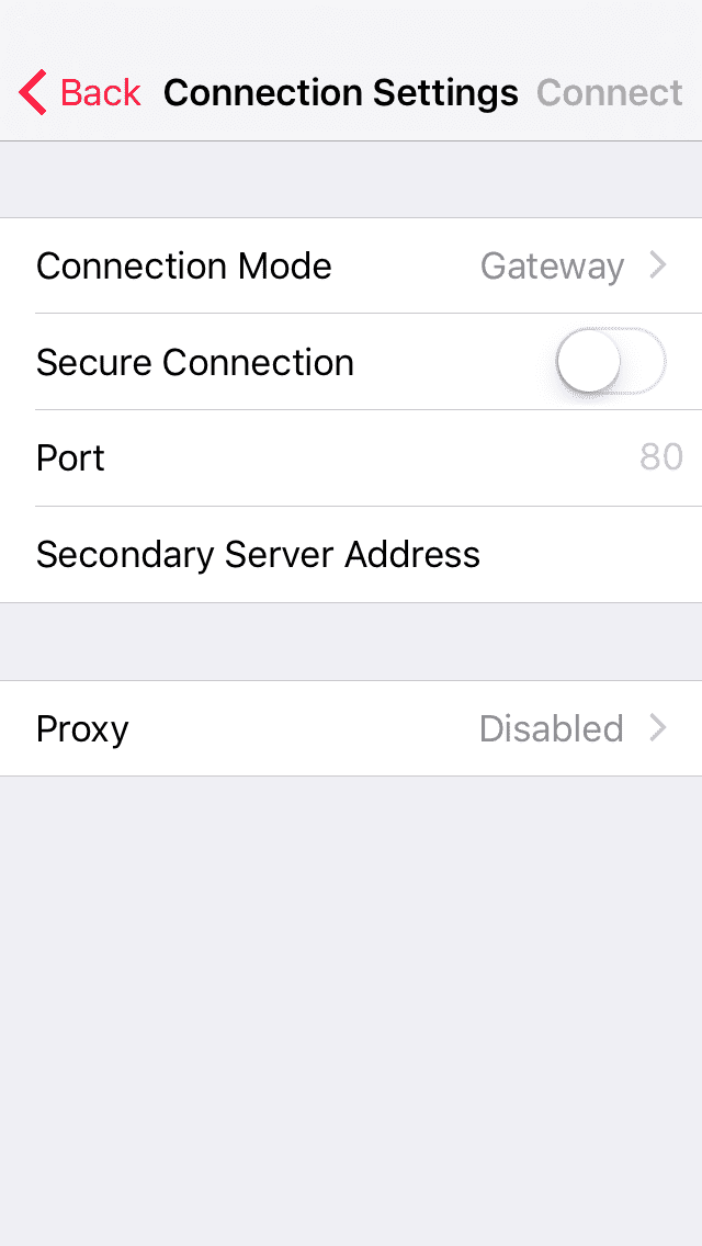 How to add a new connection in mobile Parallels Client v15.5
