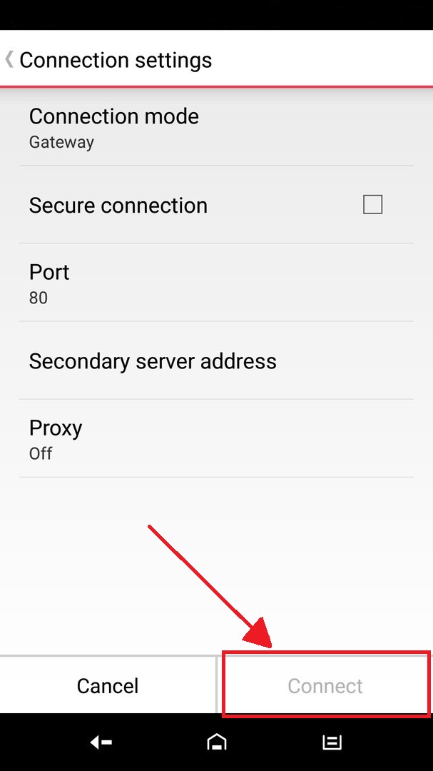 How to add a new connection in mobile Parallels Client v15.5