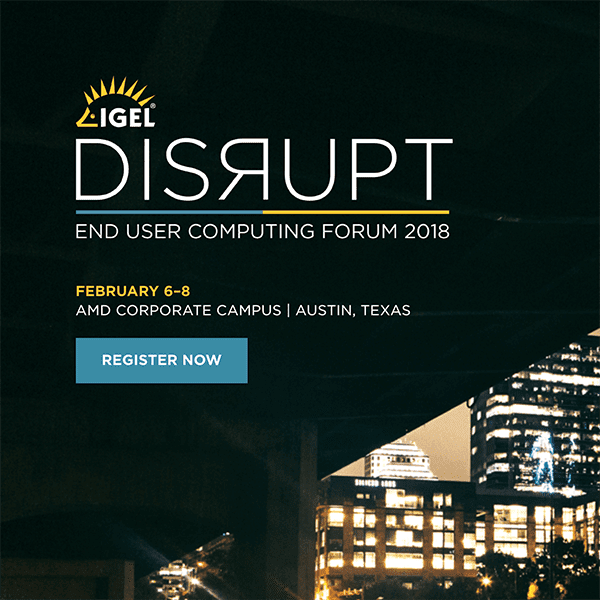 Join the Parallels Team for IGEL DISRUPT 2018