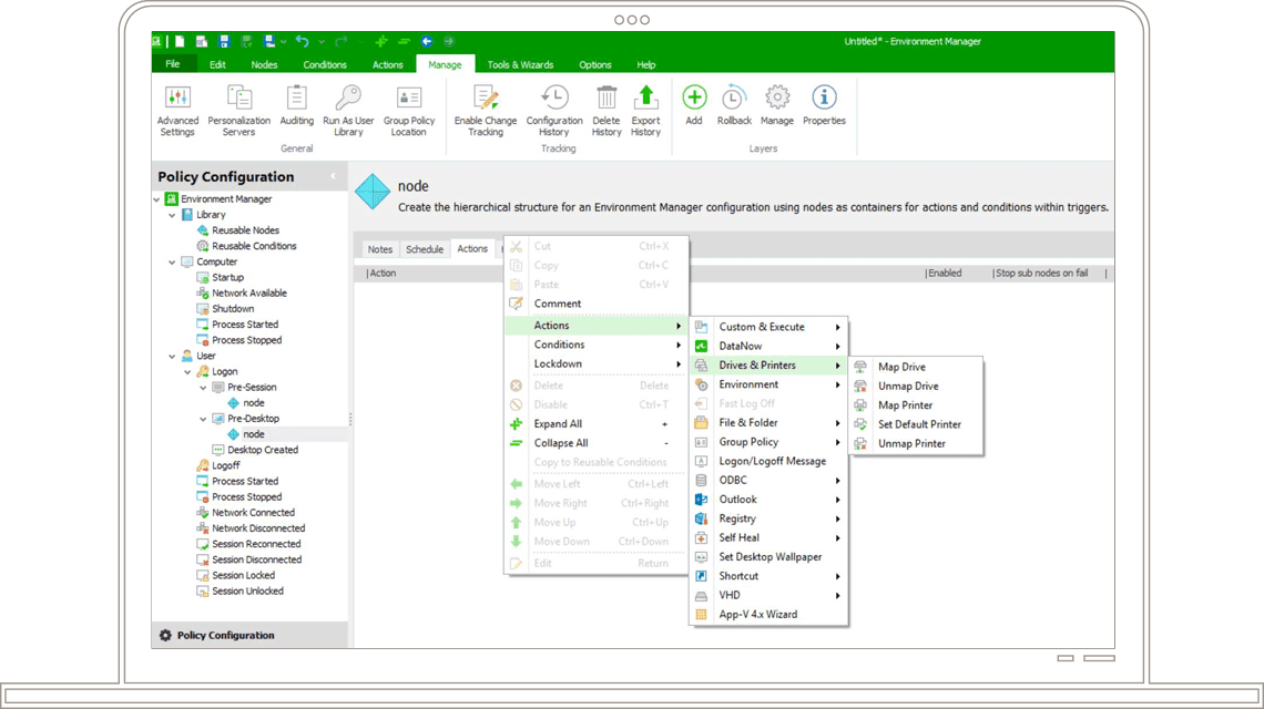 How to use PowerShell Core in Ivanti Automation