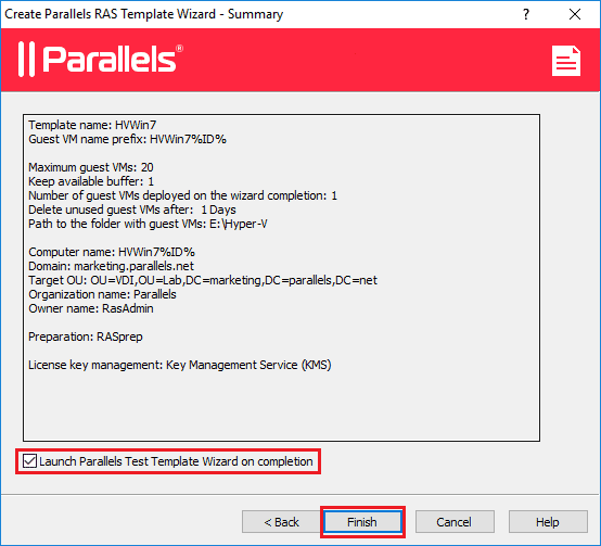 VDI Template