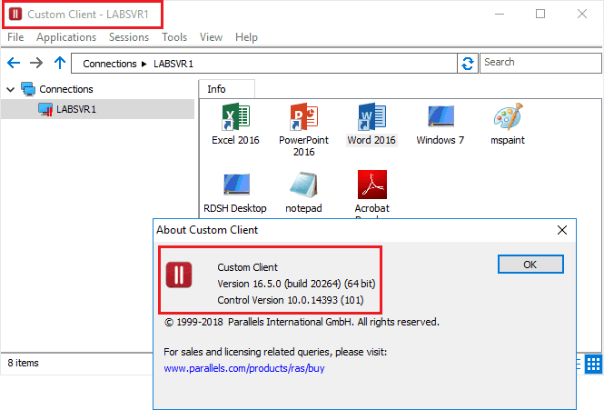 parallels client windows parallels client windows