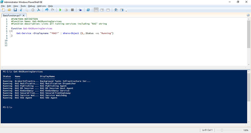 Figure 1 - PowerShell Functions