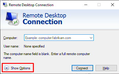 Remote Desktop Connection