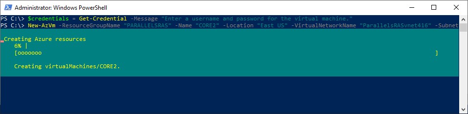 Figure 5 - Getting started with Azure PowerShell