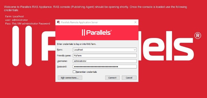 Figure 7 - Deploy Parallels RAS