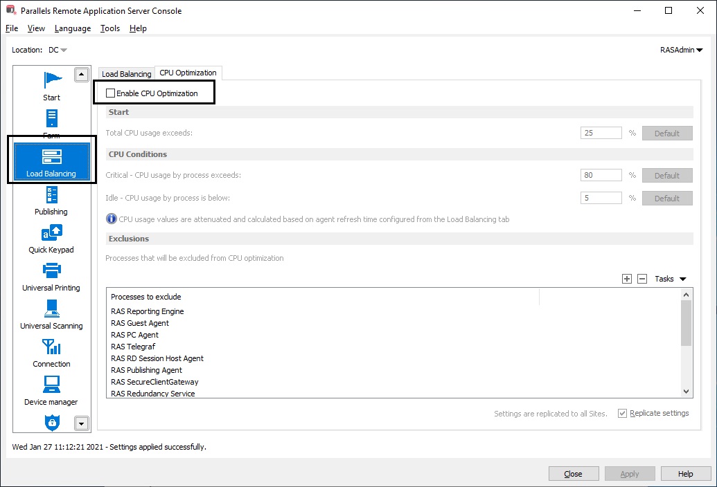 Figure 4 - RDP Load Balancing: Provide a Smooth Remote-Access User Experience