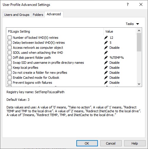 Figure 4 - FSLogix Support with Parallels RAS