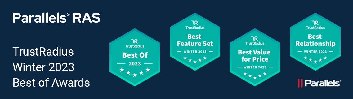 TrustRadius Winter 2023 Best of Awards list includes Parallels RAS