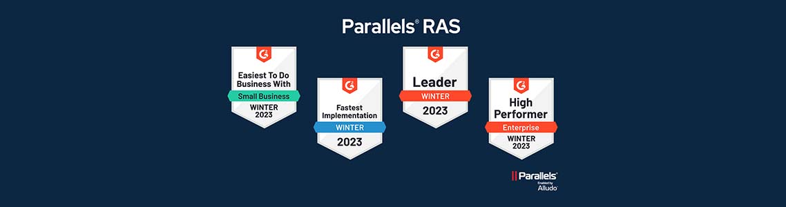 Parallels RAS recognized in Winter 2023 G2 Grid Reports and Implementation Indexes for Application Server