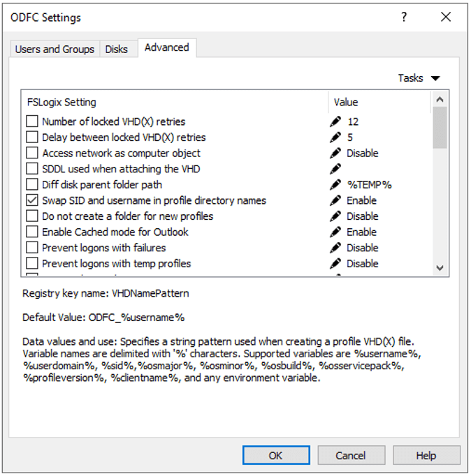 Configure settings.