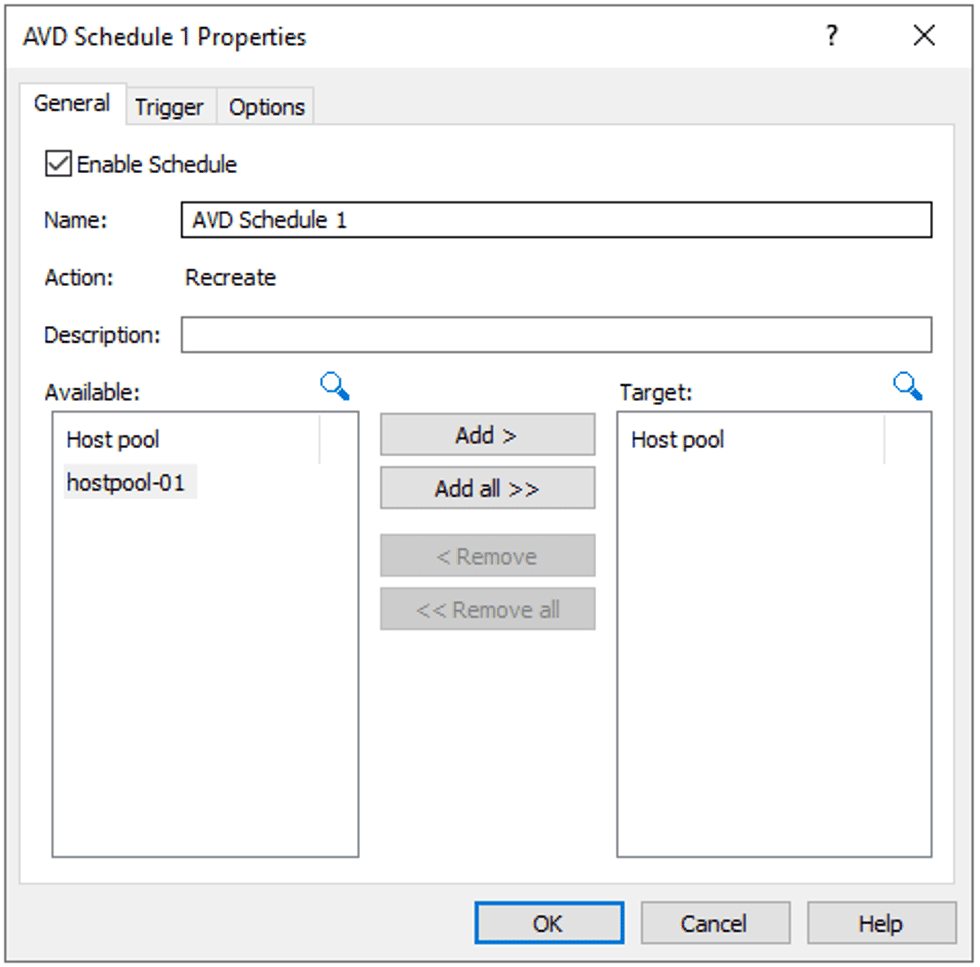 Configure when to recreate the hosts after RAS template update. 