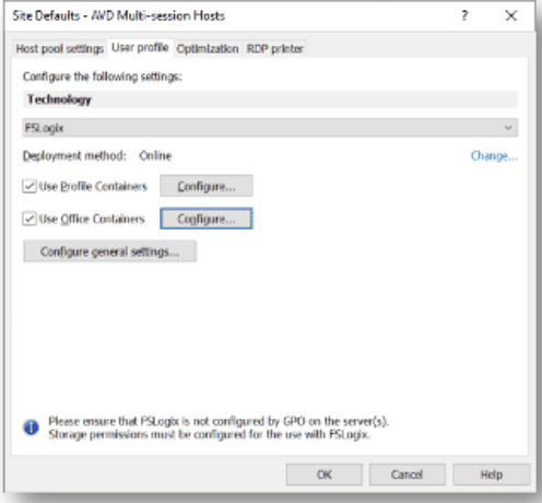 Cloud cache configuration