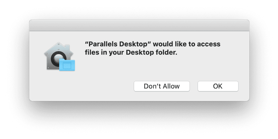  parallels desktop 权限