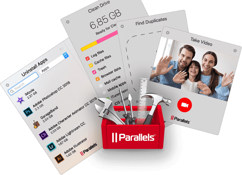 捆绑包软件1: Parallels Toolbox