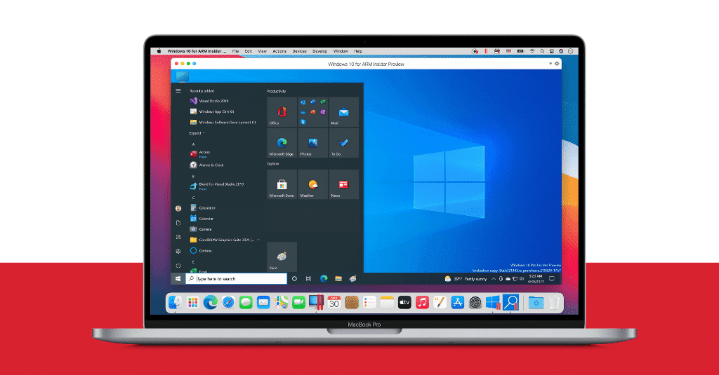 最新发布： Parallels Desktop 16.5 for Mac  已支持M1和Intel两种芯片