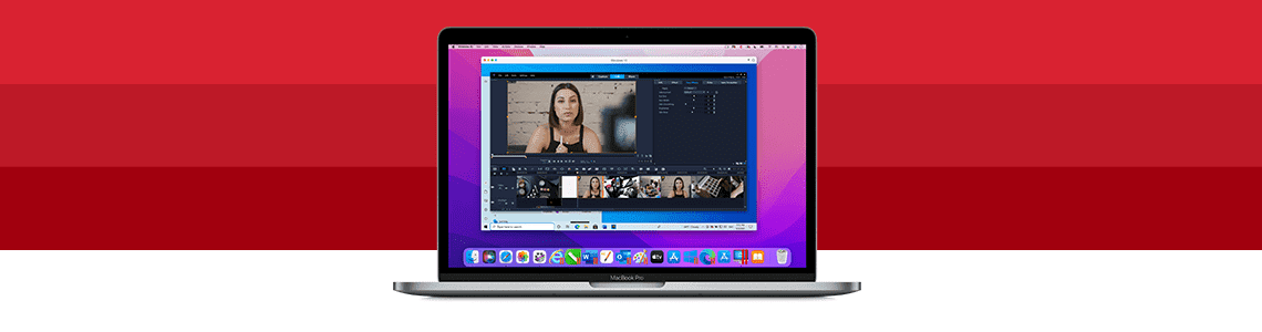 在 Parallels Desktop 的 Windows 11 虚拟机里使用会声会影 2022