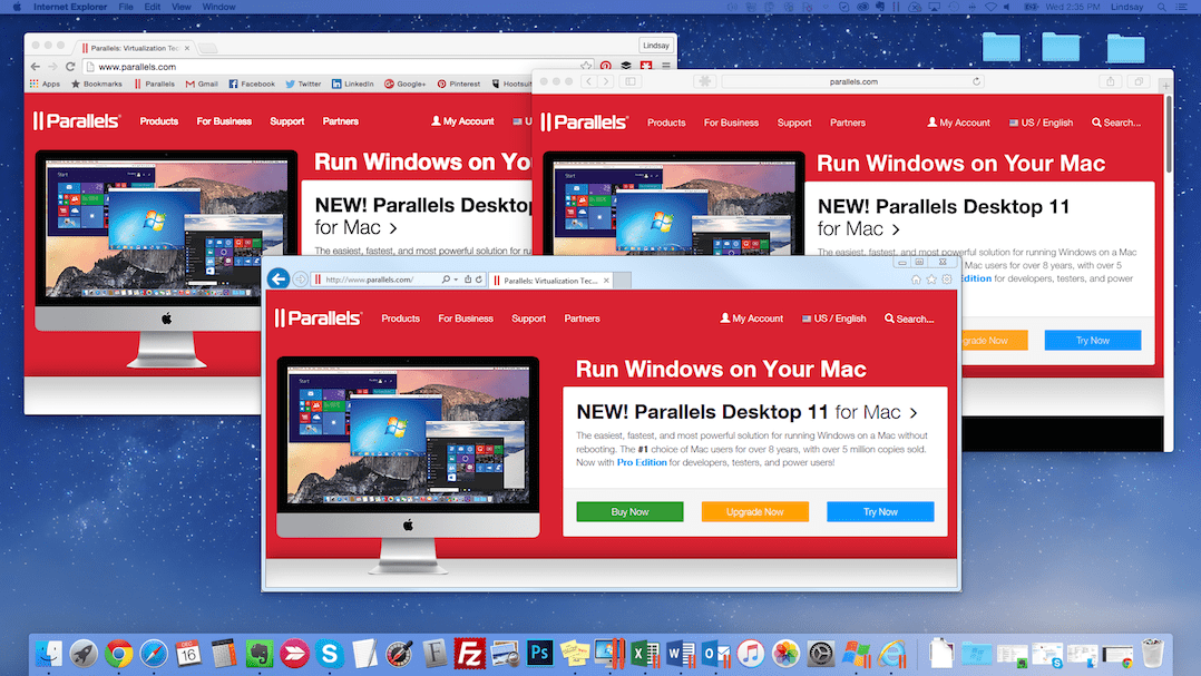 Windows auf Mac