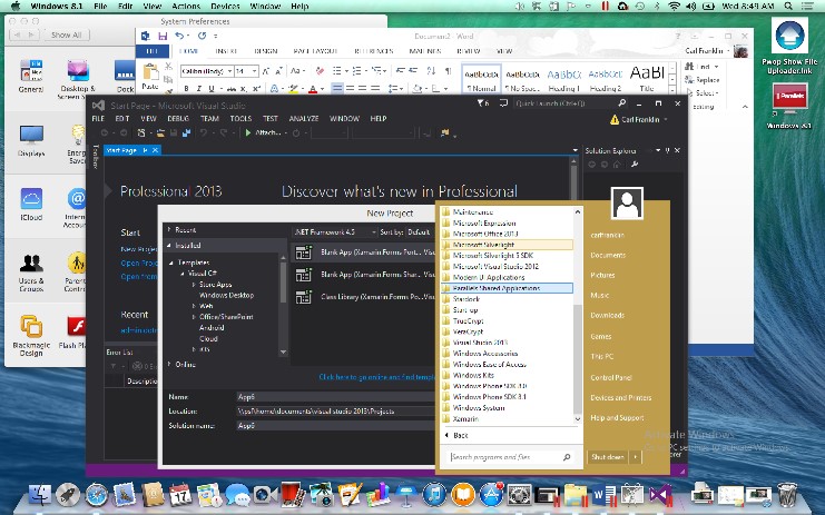 Windows auf Mac