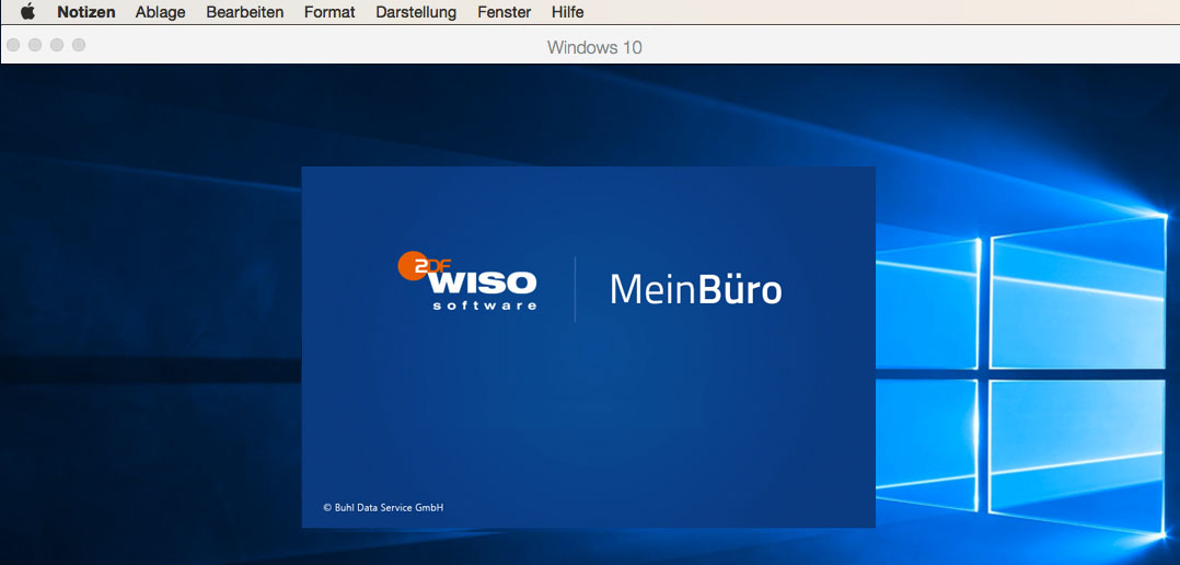 WISO Software auf dem Mac mit Parallels Desktop