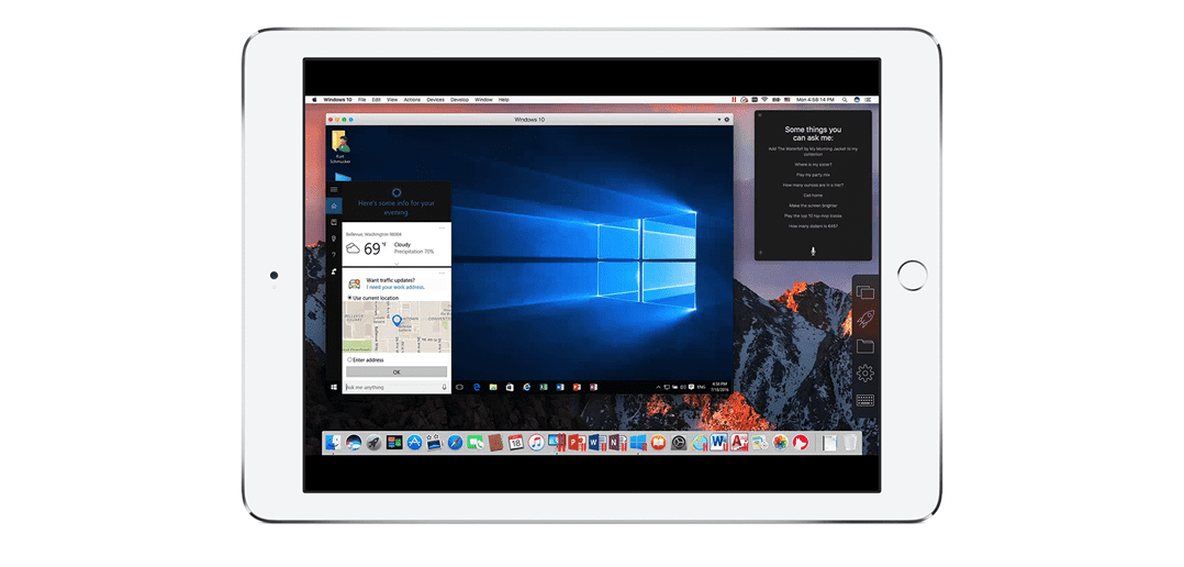 Parallels Access und macOS Sierra