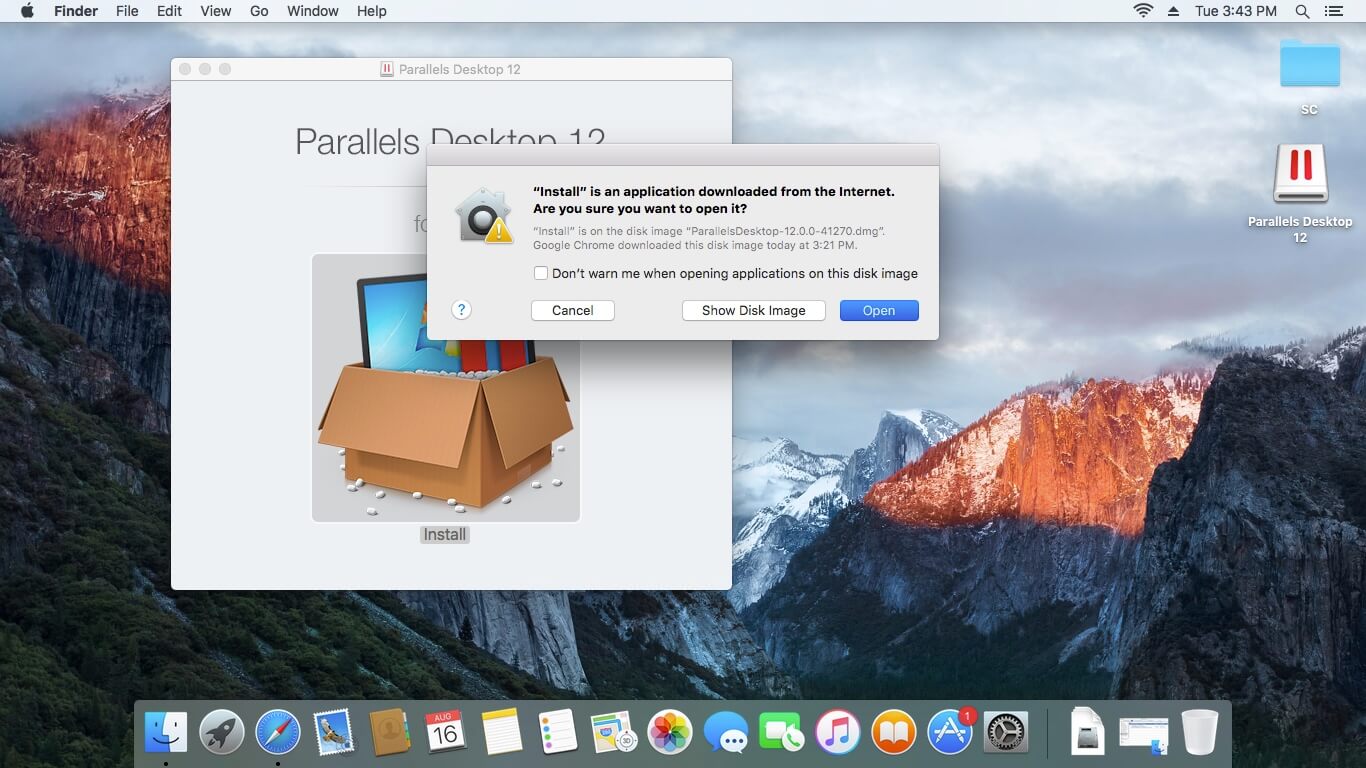 Upgrade auf Parallels Desktop 12