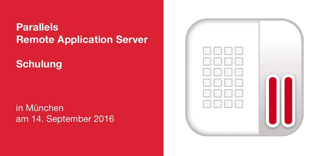 Parallels Remote Application Server Schulung