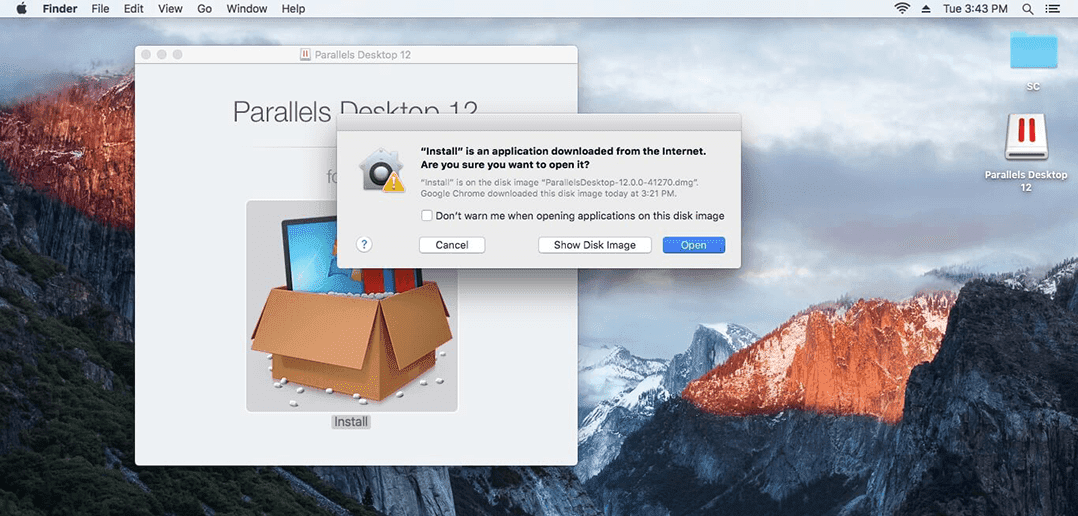 Upgrade von Parallels Desktop 11 auf Parallels Desktop 12