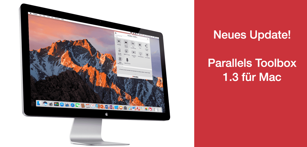 5 neue Tools in Parallels Toolbox 1.3 für Mac