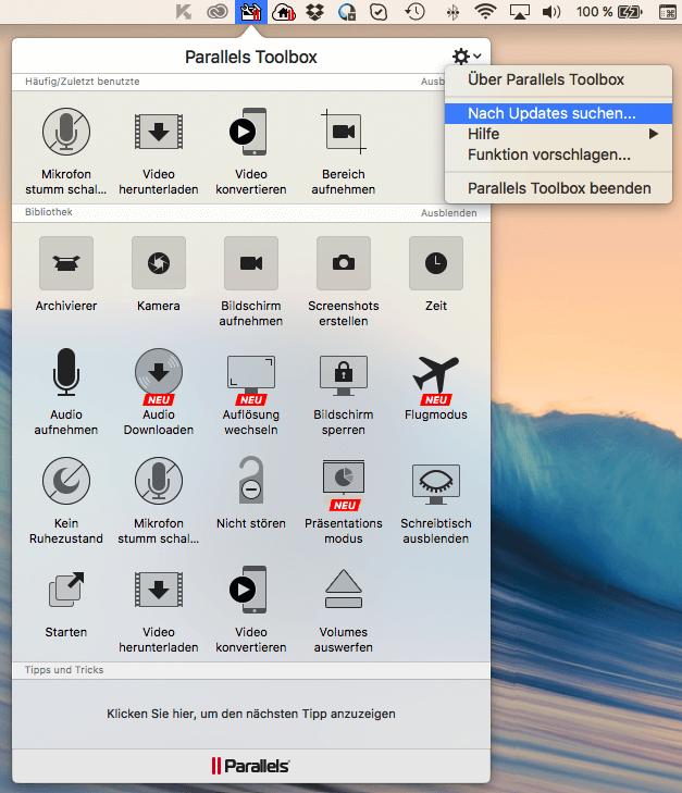 Parallels Toolbox