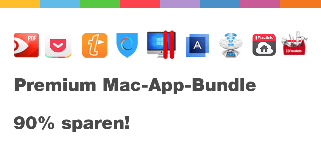 Parallels Desktop kaufen und 8 Mac-Apps KOSTENLOS dazu bekommen!