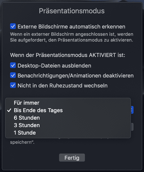 Kein Ruhezustand Mac