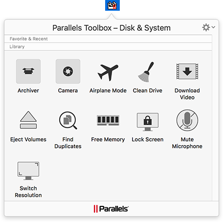 Parallels Toolbox – Advanced Mac Cleaner APP for OS X
