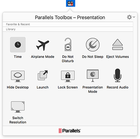 Parallels Toolbox – Advanced Mac Presentation APP for OS X