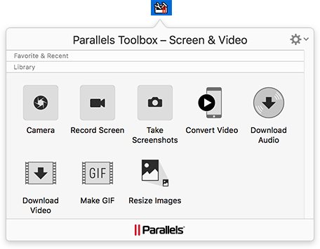 Parallels Toolbox – The best Mac Screen Capture APP for OS X