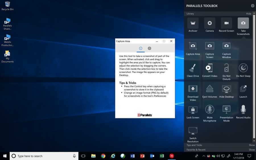 Parallels Toolbox für Mac und Windows für Mac & Windows
