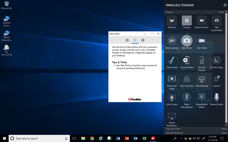 Parallels Toolbox für Mac und Windows für Mac & Windows