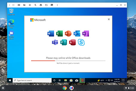 windows 10 emulator for chromebook online