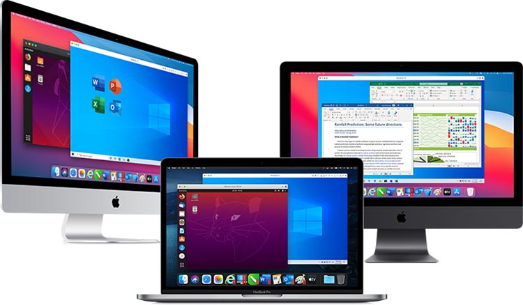 Executez Windows Sur Mac Machine Virtuelle Parallels Desktop 16 Pour Mac