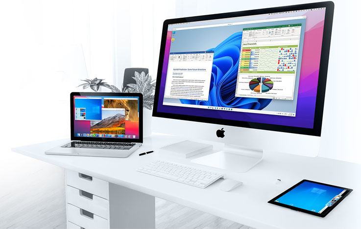 macintosh parallels windows