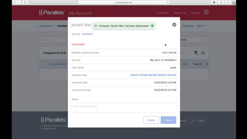 Learn How to Revoke a License in Parallels Desktop Business Edition
