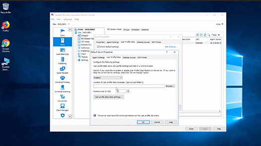 Enable a Microsoft User Profile Disk