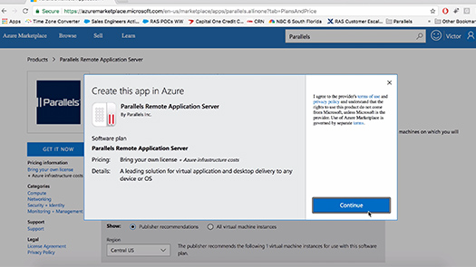 Parallels RAS trial on Azure—Overview