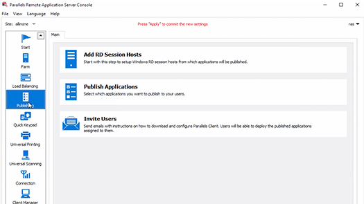 Publish Applications and Desktops