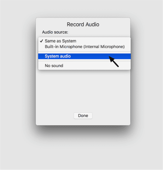 Figure 2_Selecting an audio source