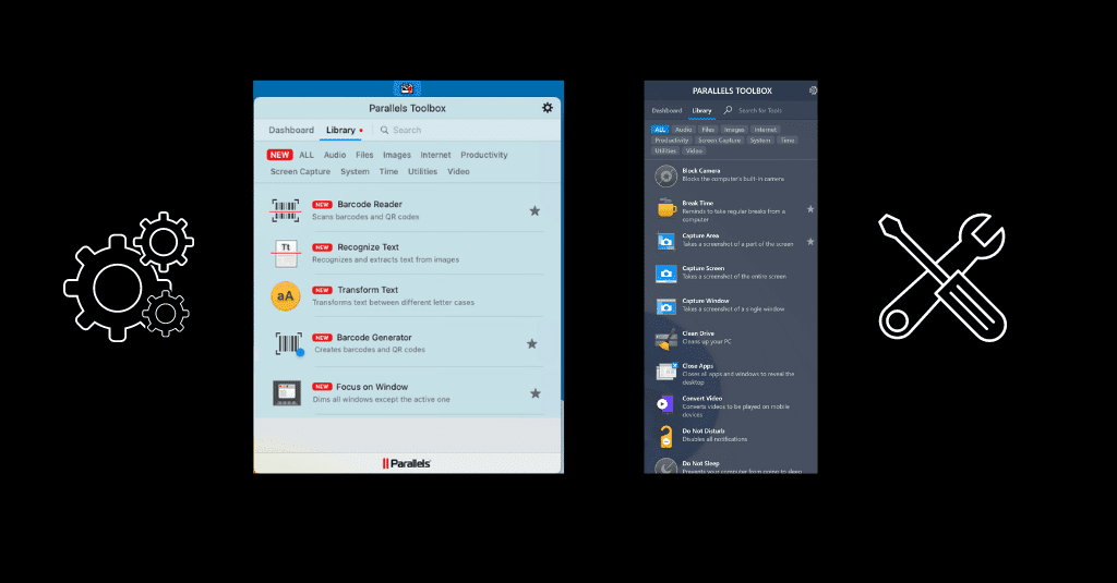 Parallels Toolbox 5.0 がリリースされました