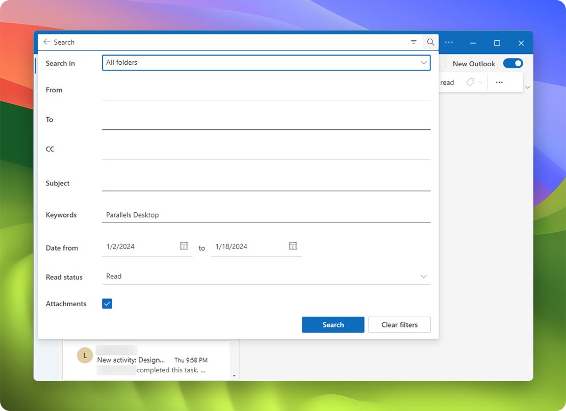 Integration with Windows-specific services