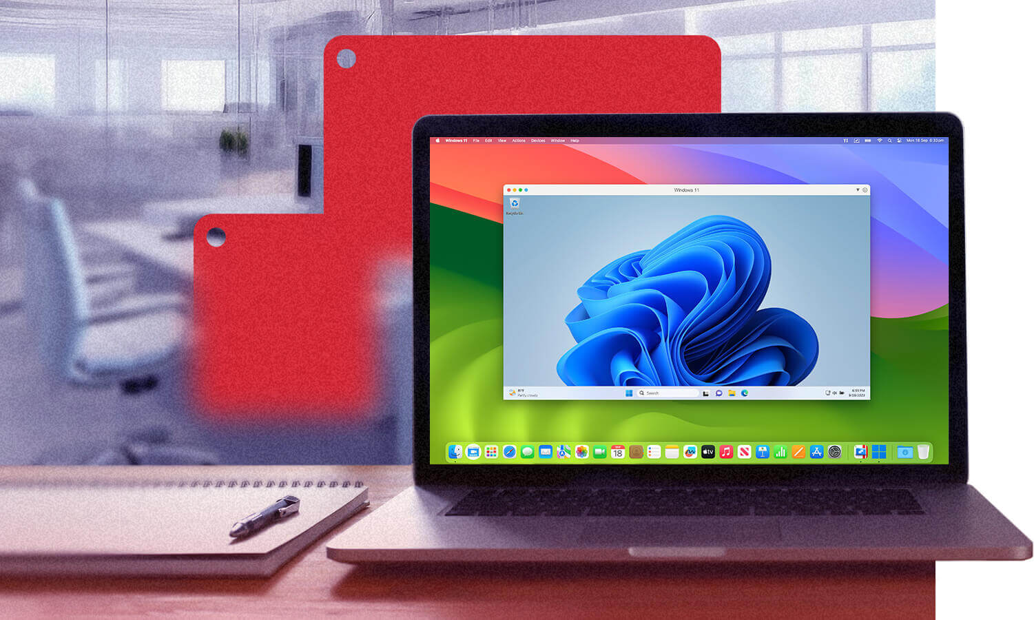 Mit unserem leistungsstarken virtuellen Desktop können Sie Windows mühelos auf Ihrem Mac ausführen.