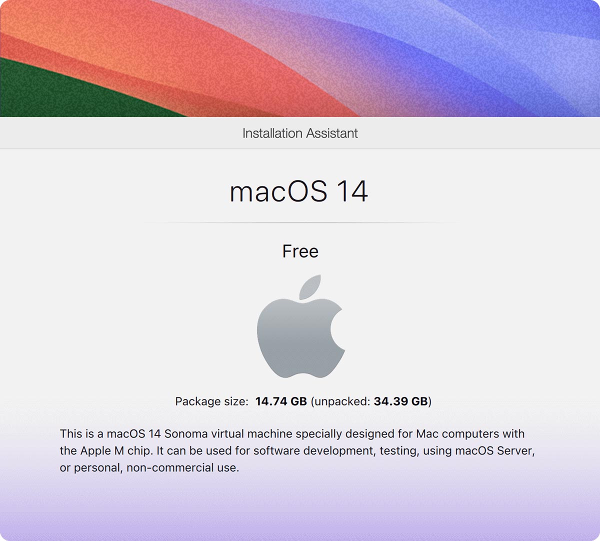 Install macOS Sonoma